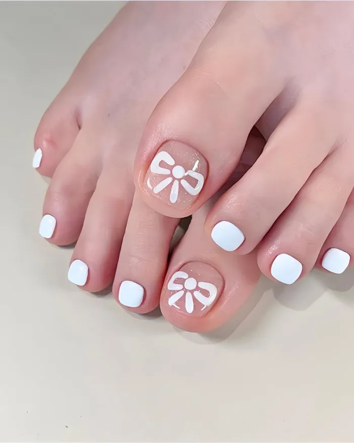 nail chân trắng da đẹp 2