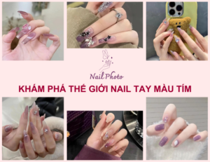 Gợi ý 185+ mẫu nail tay màu tím sang trọng, thời thượng nhất