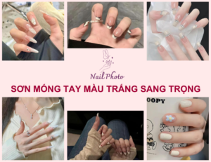 Top 222+ mẫu nail màu trắng, sơn móng tay màu trắng đẹp nhất