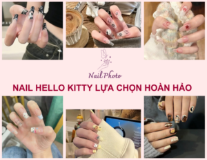Gợi ý các mẫu Nail Hello Kitty dễ thương cho nàng bánh bèo