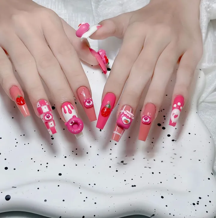 nail tay cute dễ thương nhất