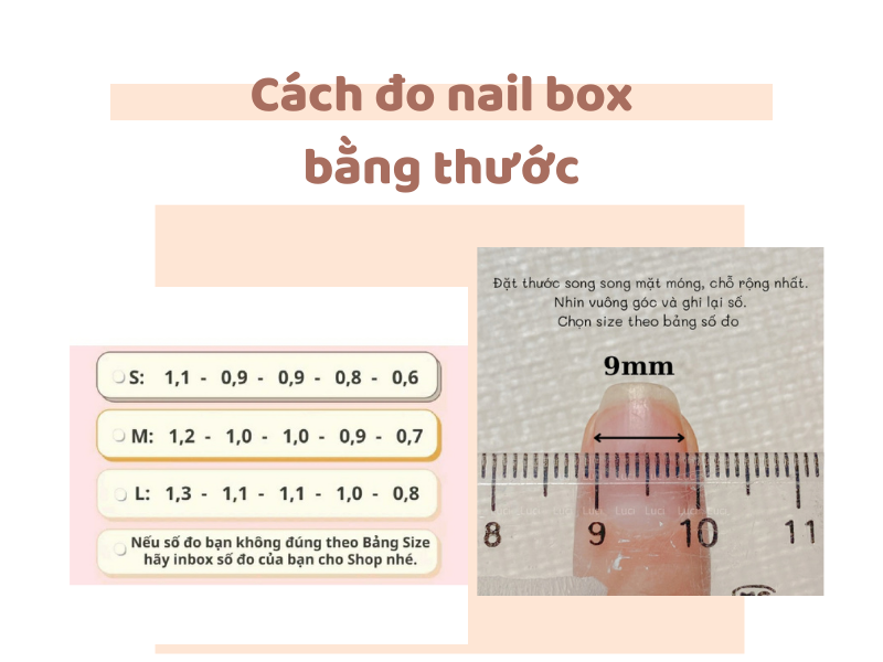 cách đo nail box vừa vặn