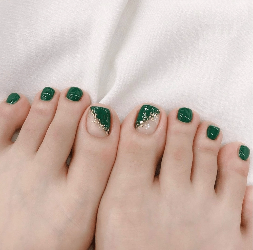 màu nail chân đẹp tôn da chất lượng