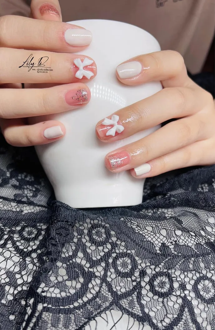 mẫu nail tay xinh dễ thương 2