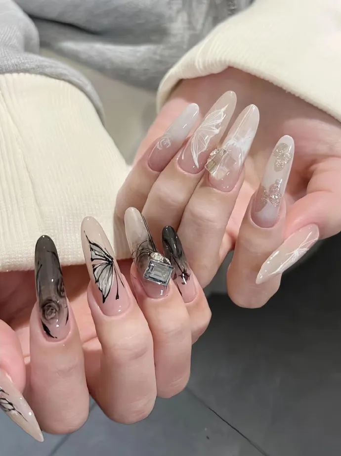 nail tay đẹp đơn giản