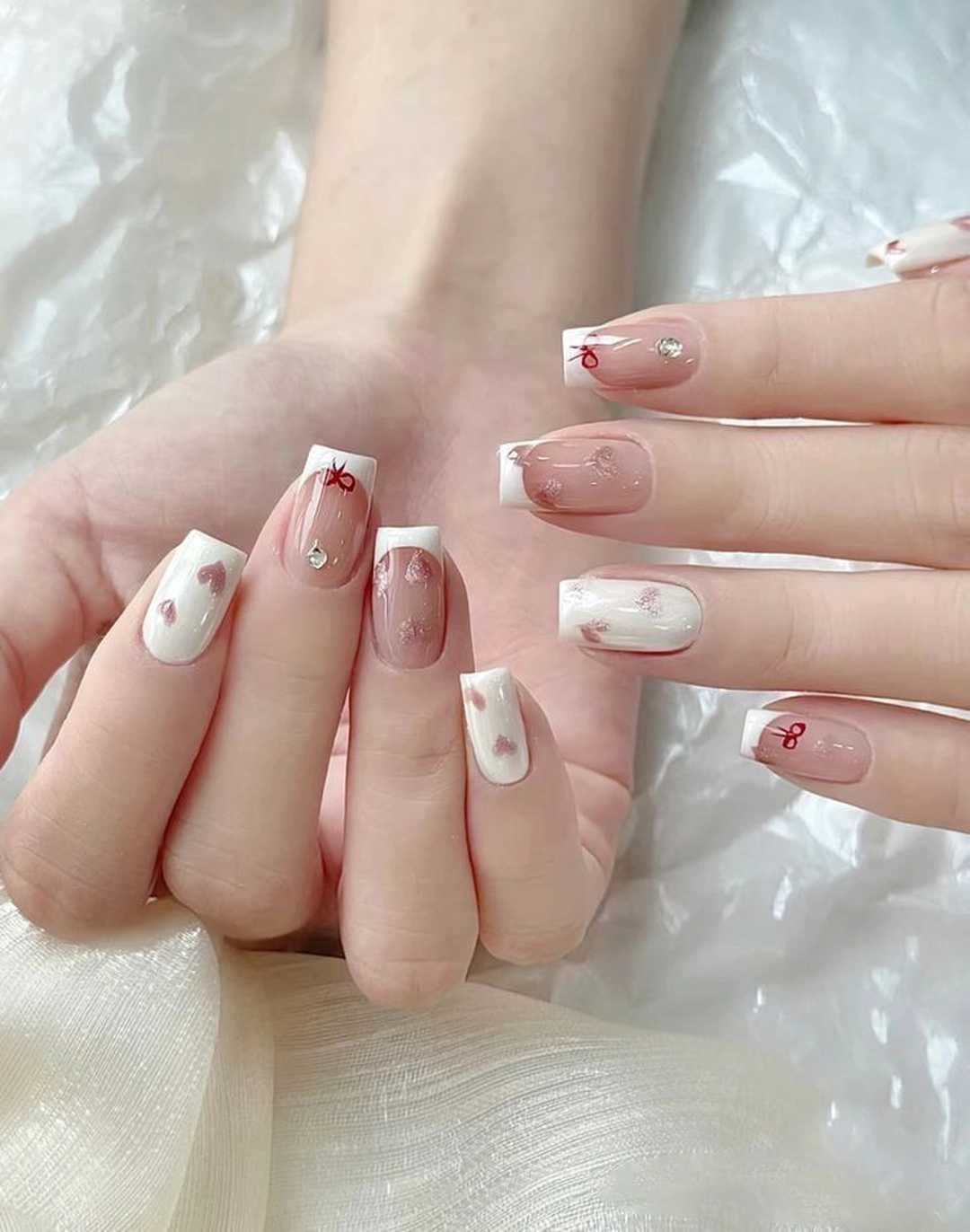 nail móng tay ngắn cute