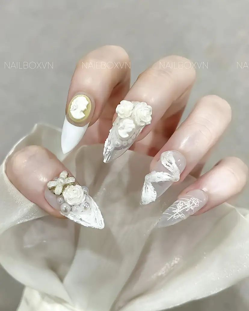 những mẫu nail box đẹp trẻ trung