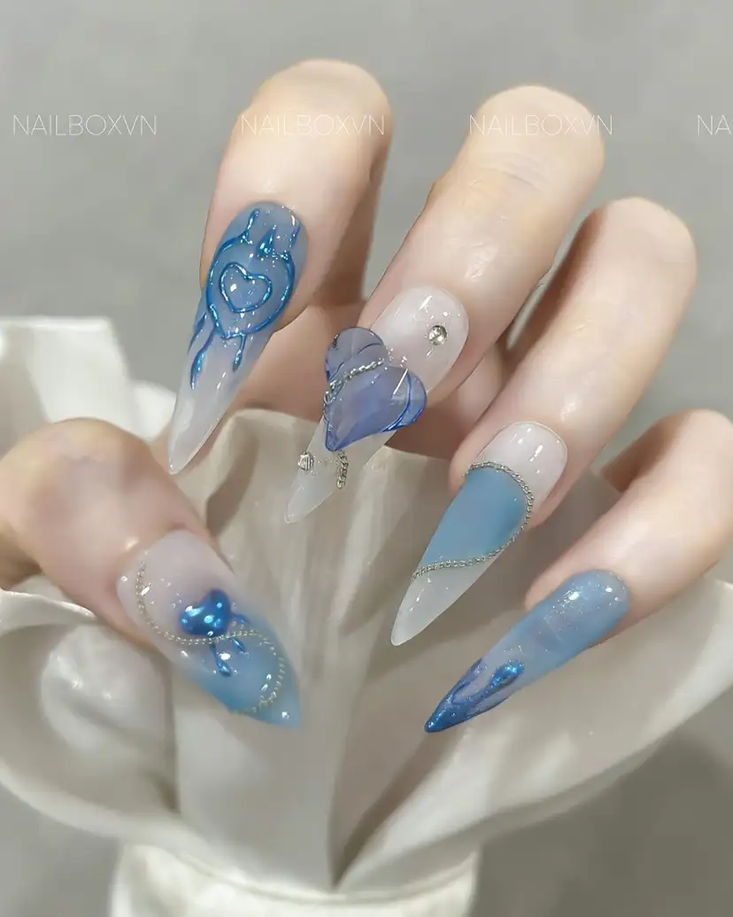 các mẫu nail box đẹp sang trọng