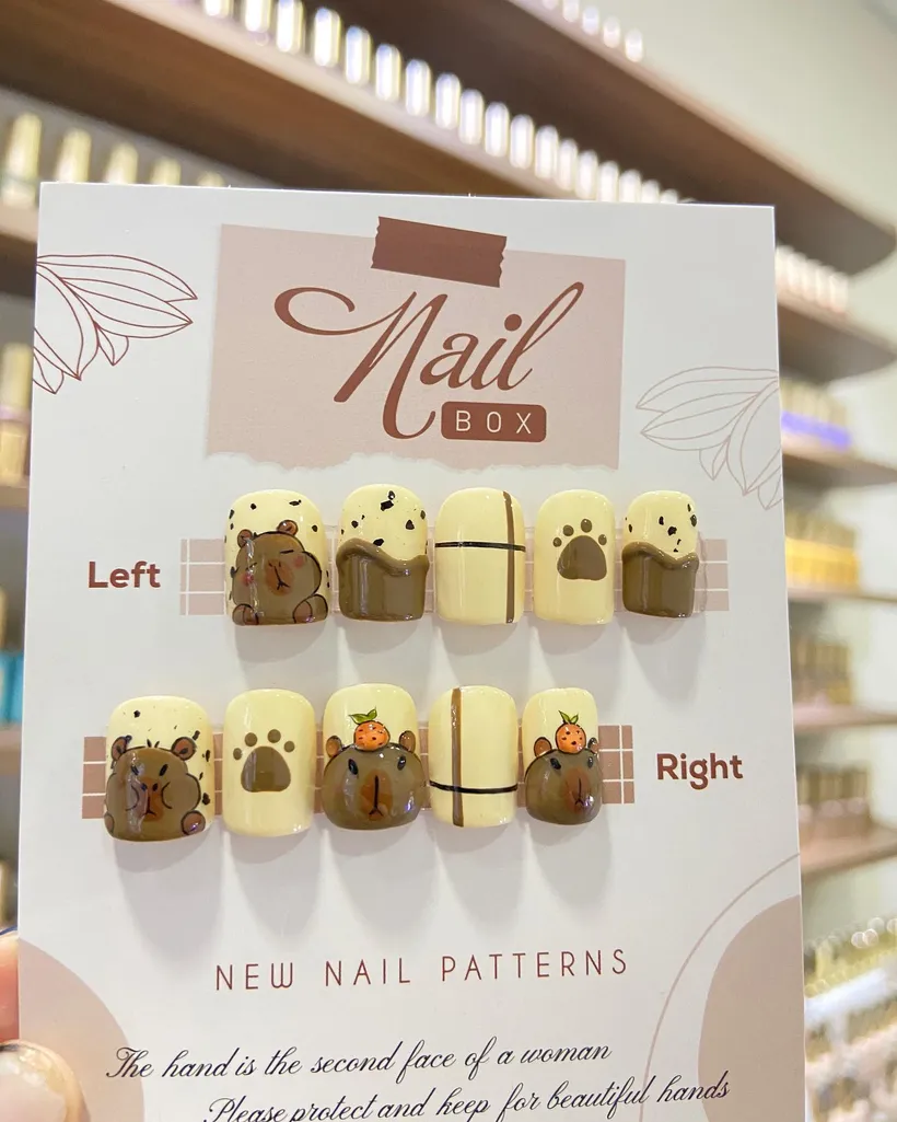 nail chân capybara ngộ nghĩnh 1