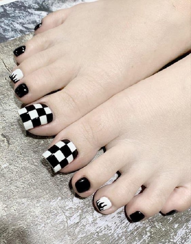 nail chân kẻ đẹp 1