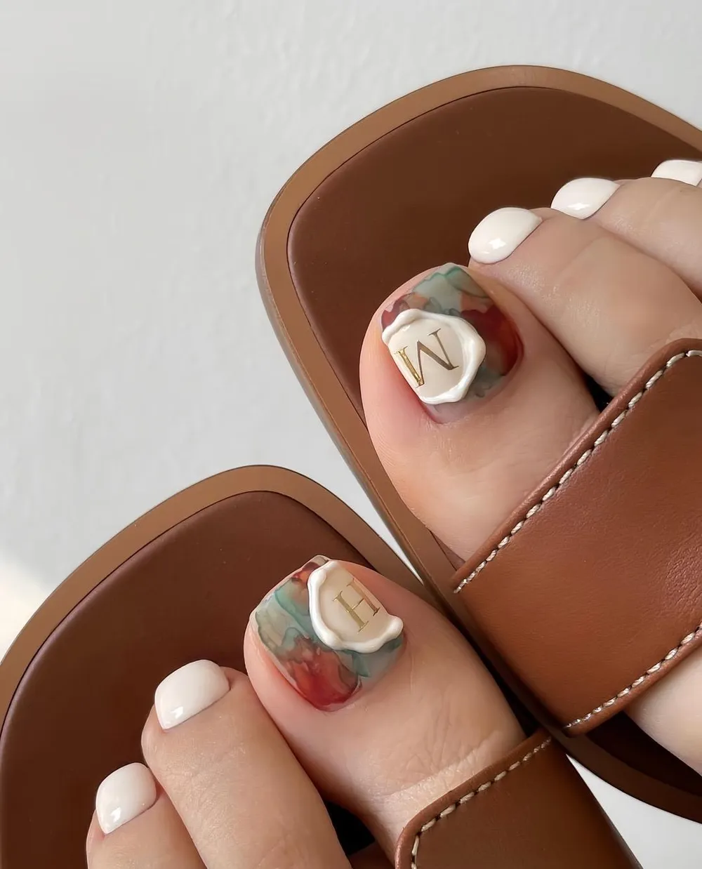 nail chân dành cho da ngăm đẹp