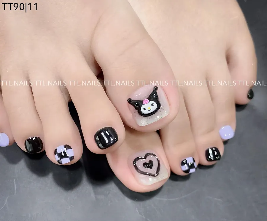 Tổng hợp ảnh nail chân cute 9