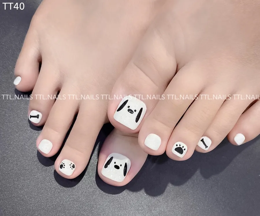 Mẫu nails chân cute mới nhất