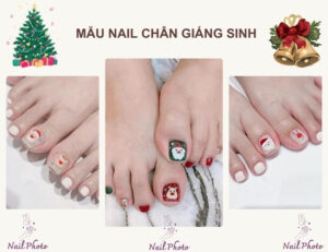 Ngắm nhìn 88+ mẫu nail chân giáng sinh không thể bỏ qua