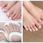 Tổng hợp các mẫu nail chân màu trắng đẹp nhất
