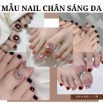 Gợi ý các mẫu nail chân sáng da tôn da