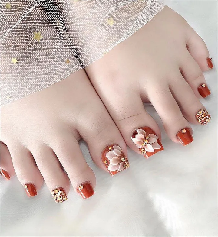 mẫu nail tết xinh tinh tế