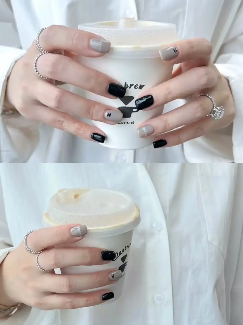 mẫu nail chanel đẹp tinh tế