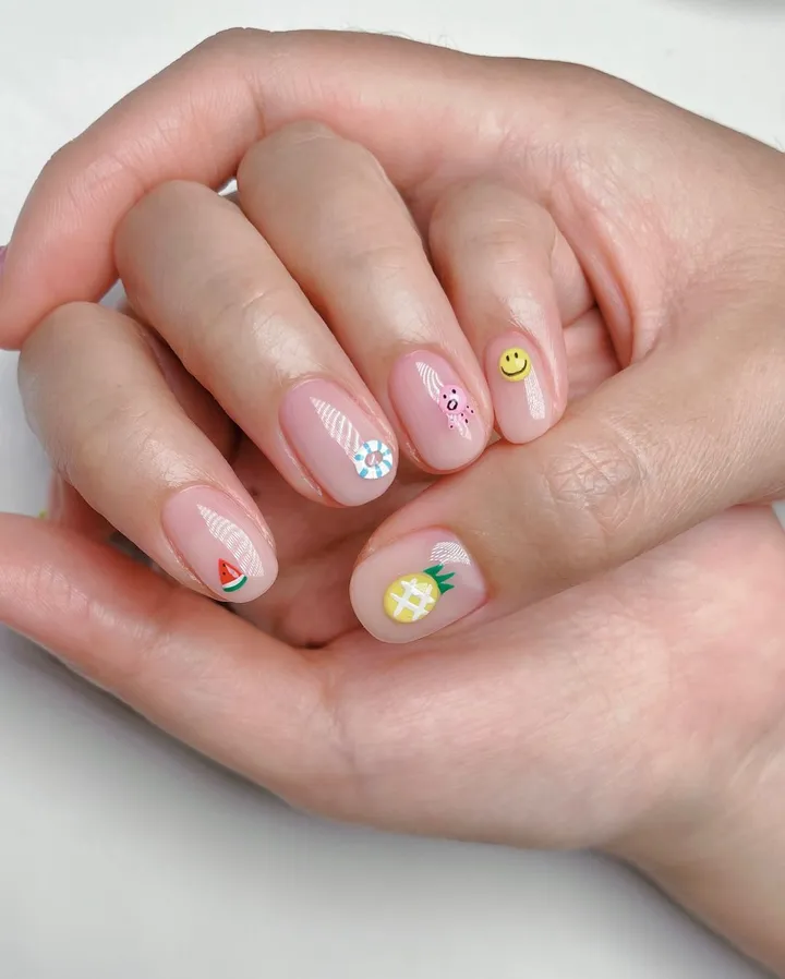 top mẫu nail cho học sinh cấp 2 đẹp nhất 3