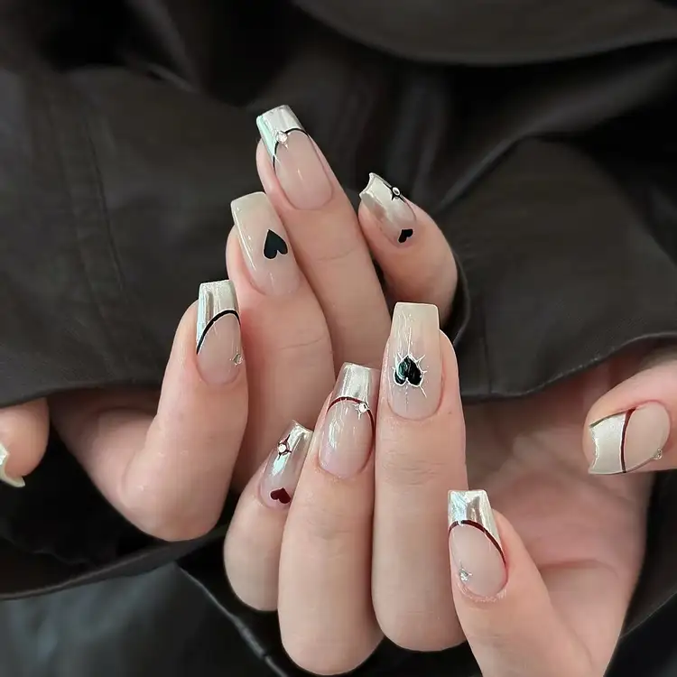 mẫu nail cho tay thô cân đối và hài hòa