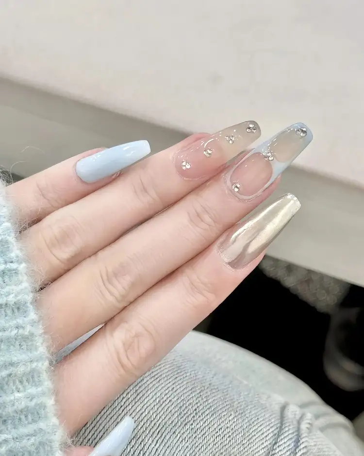 mẫu nail cho người tay thô cuốn hút