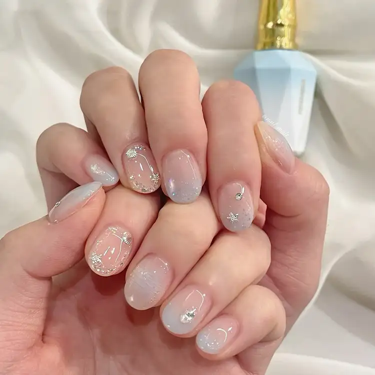 mẫu nail cho người tay thô dịu dàng 