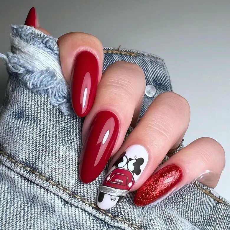 chuột mickey nail ngọt ngào