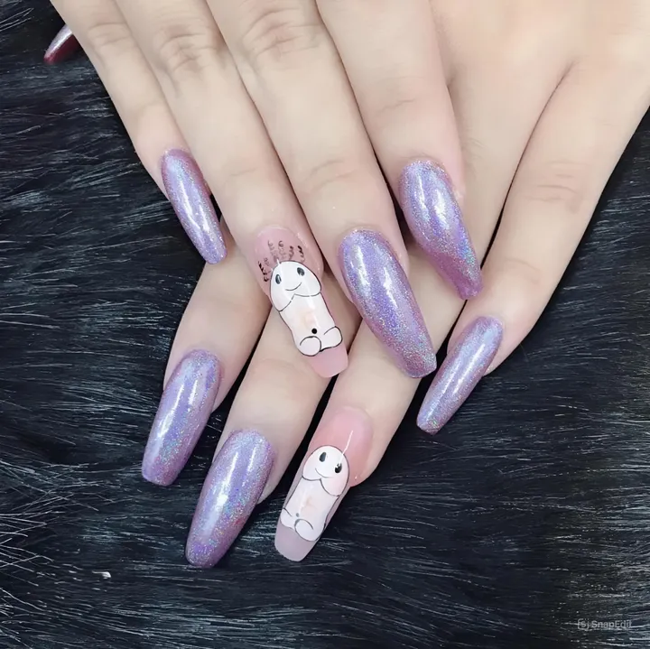 mẫu nail con ciu dễ thương