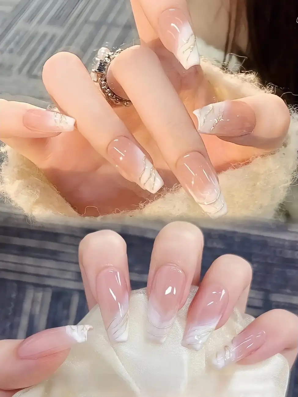 mẫu nail đơn giản cá tính thanh lịch