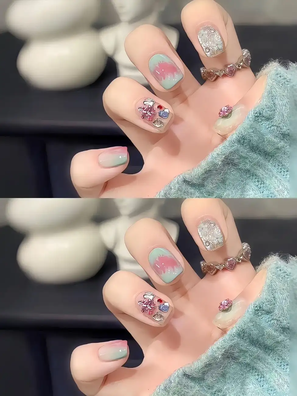 mẫu nail đơn giản cá tính độc đáo