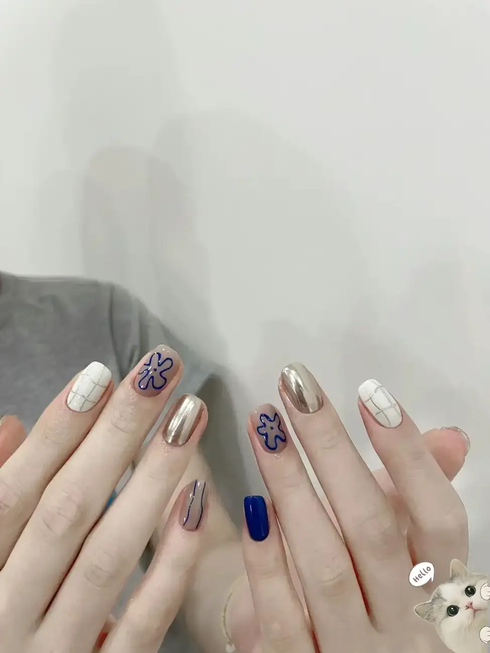 mẫu nail đơn giản cá tính nổi bật