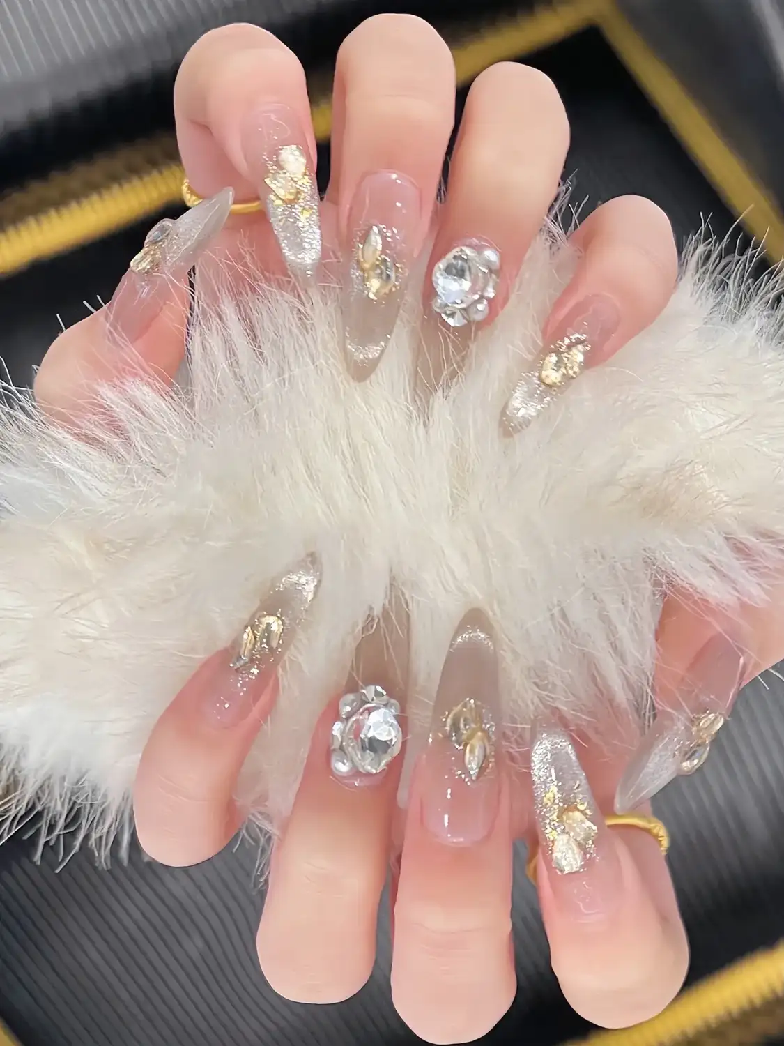 nail ombre kim tuyến độc đáo