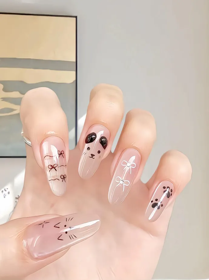 mẫu nail tay xinh dễ thương 5