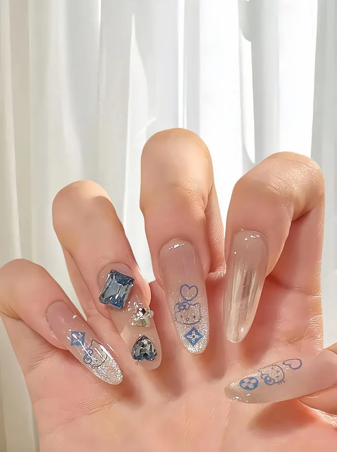 nail tay xinh cute nhẹ nhàng