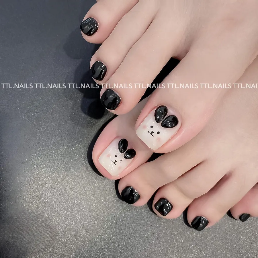 mẫu nail chân cute đẹp nhất 8