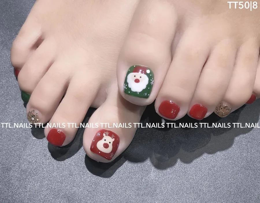 Tổng hợp ảnh nail chân cute 6