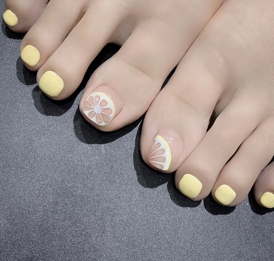 Tổng hợp ảnh nail chân cute 4