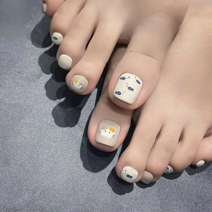 Tổng hợp ảnh nail chân cute