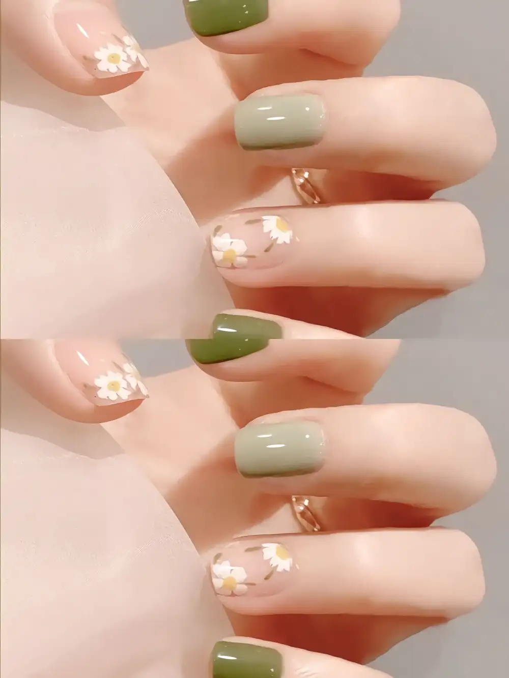 hoa cúc nail tươi mới, tràn đầy sức sống