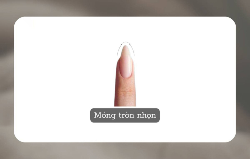 Móng tròn nhọn