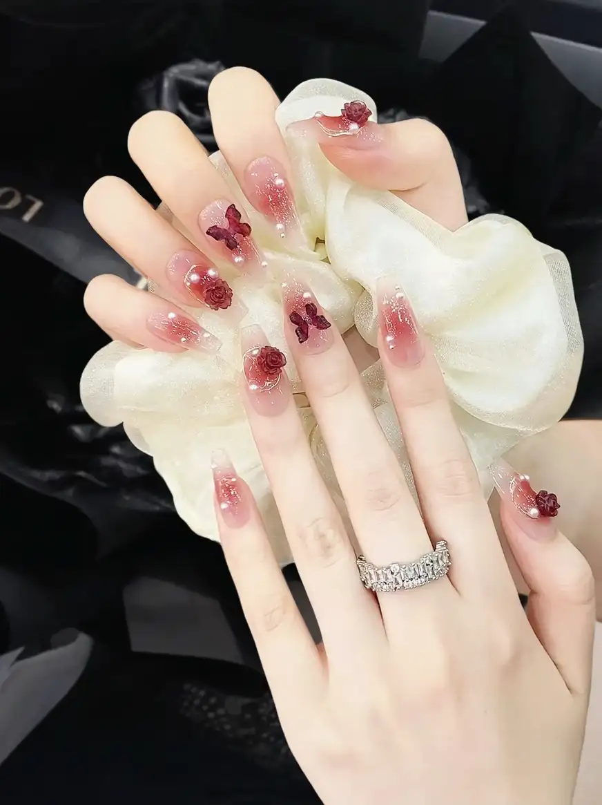 mẫu nail xinh đón tết may mắn, thịnh vượng