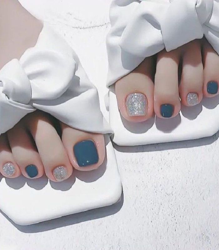 nail móng chân đi biển cute