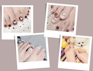Top 98+ mẫu nail chân gấu cute nhất, đáng yêu nhất