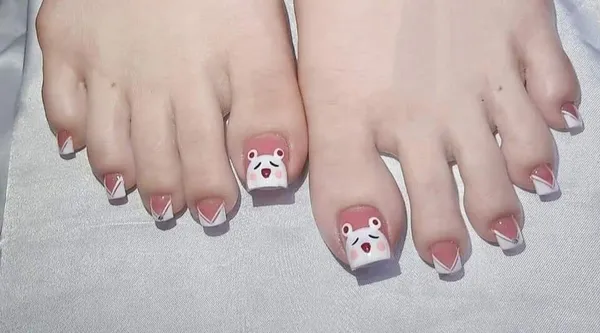 nail gấu nâu