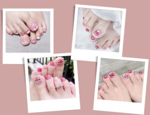 Chọn lọc 88+ mẫu nail chân gấu dâu đẹp và cute nhất
