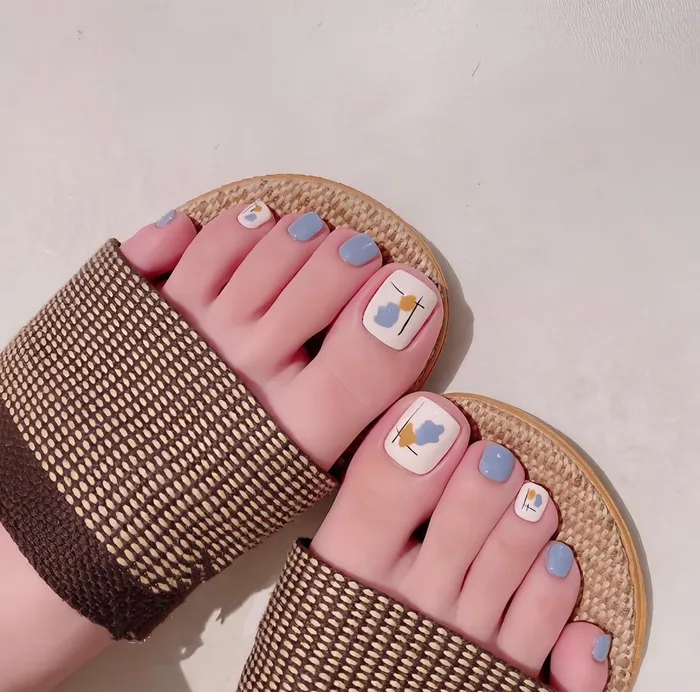 mẫu nail hàn quốc de thương cute