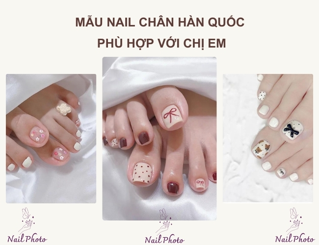 Bật mí 66+ mẫu nail chân Hàn Quốc xinh xắn, trẻ trung