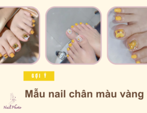 Gợi ý 177+ mẫu nail chân màu vàng đẹp, ấn tượng nhất 2025
