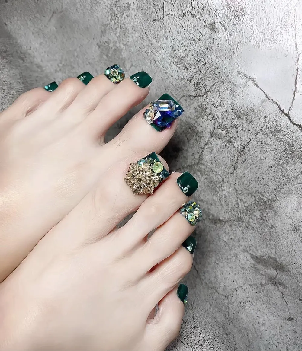 nail chân sang chảnh ấn tượng