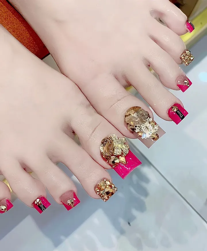 nail chân trung niên đẹp 1